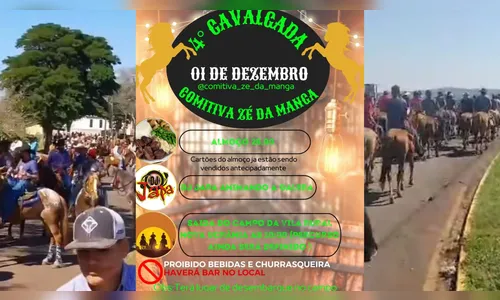 Cavalgada deve reunir mais de 400 pessoas em Apucarana; saiba mais