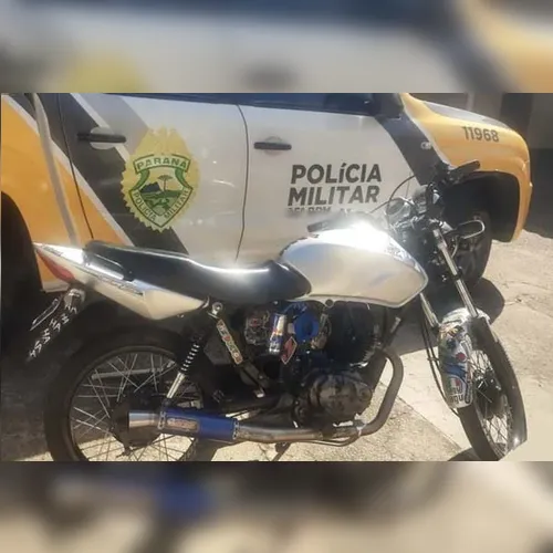 Sem habilitação, motociclista tenta despistar a PM e se dá mal