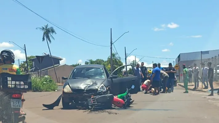 Acidente na Rua Placídio Miranda