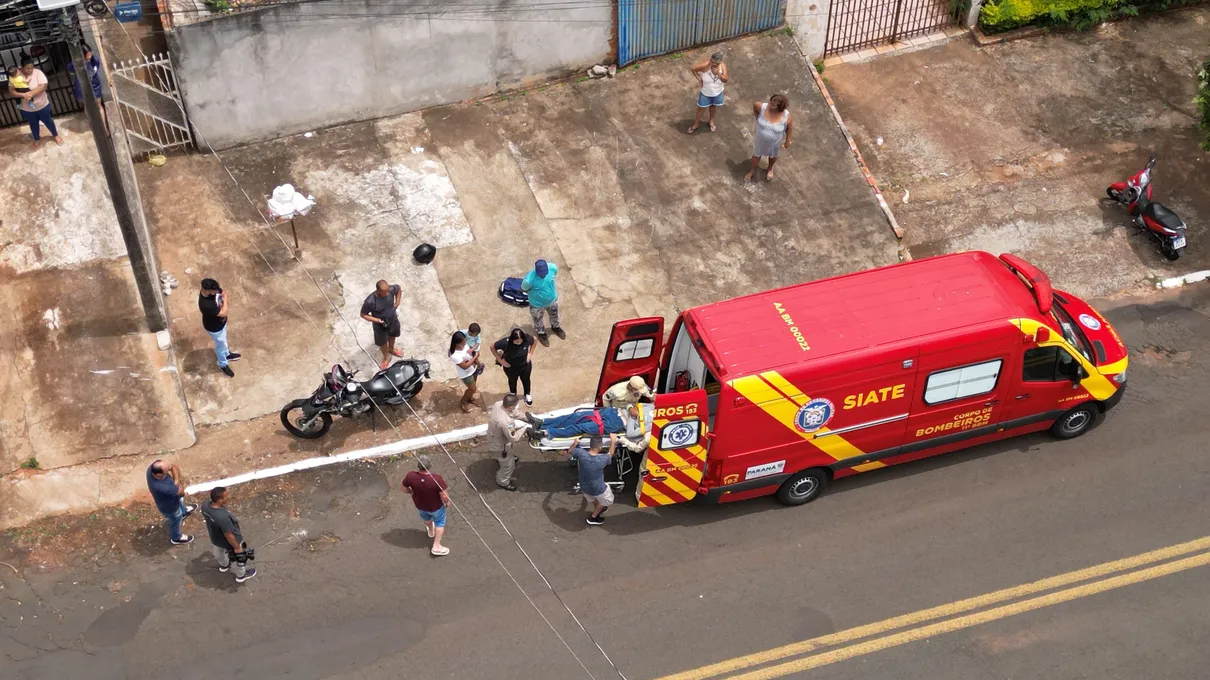 Acidente no Jardim Ponta Grossa mobiliza bombeiros em Apucarana