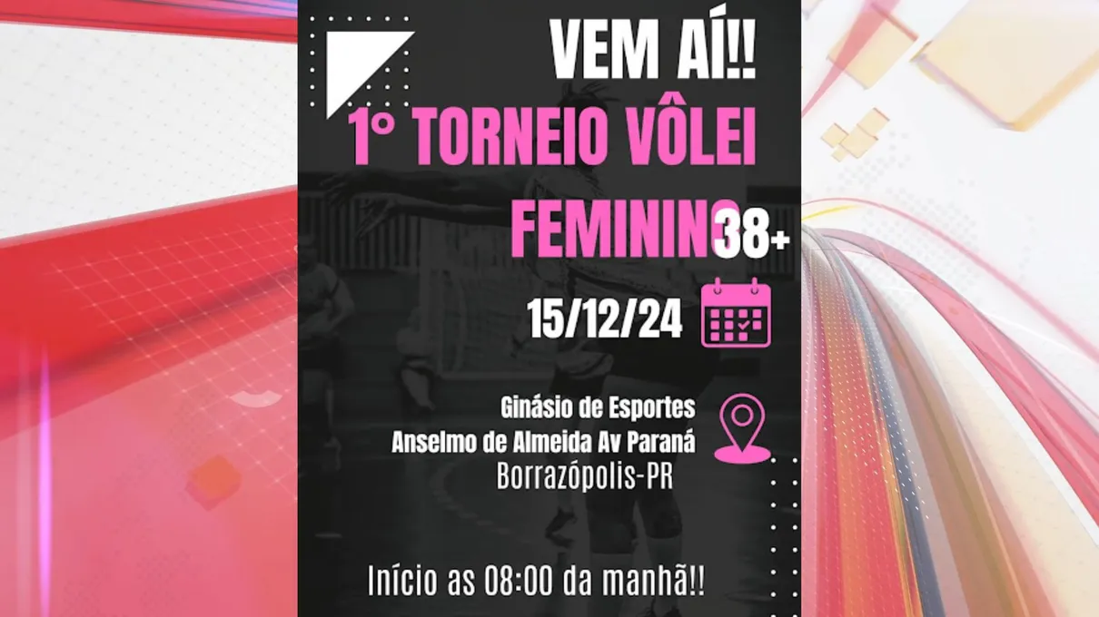 Evento começa às 8 horas