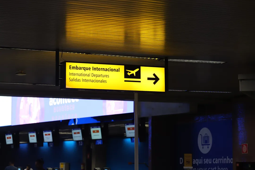 Movimentação no Aeroporto Internacional de Curitiba