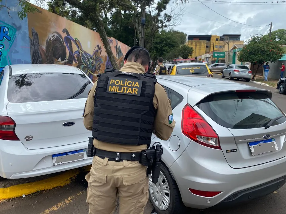 PM esteve no local para registrar boletim de ocorrência