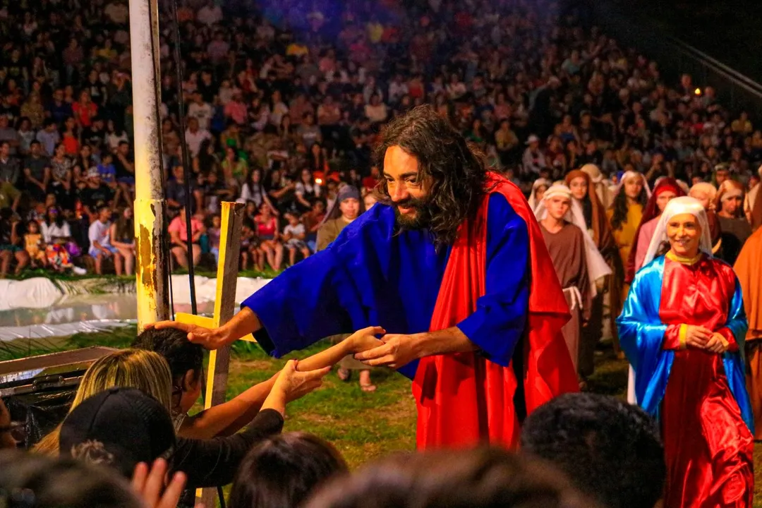 Paixão de Cristo do Grupo Mãe do Céu comemorou 25 anos de apresentações em 2024