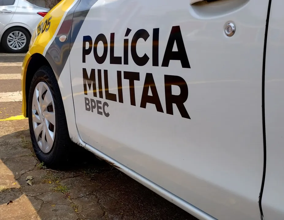 Polícia Militar atendeu o acidente de trânsito juntamente com a PRF