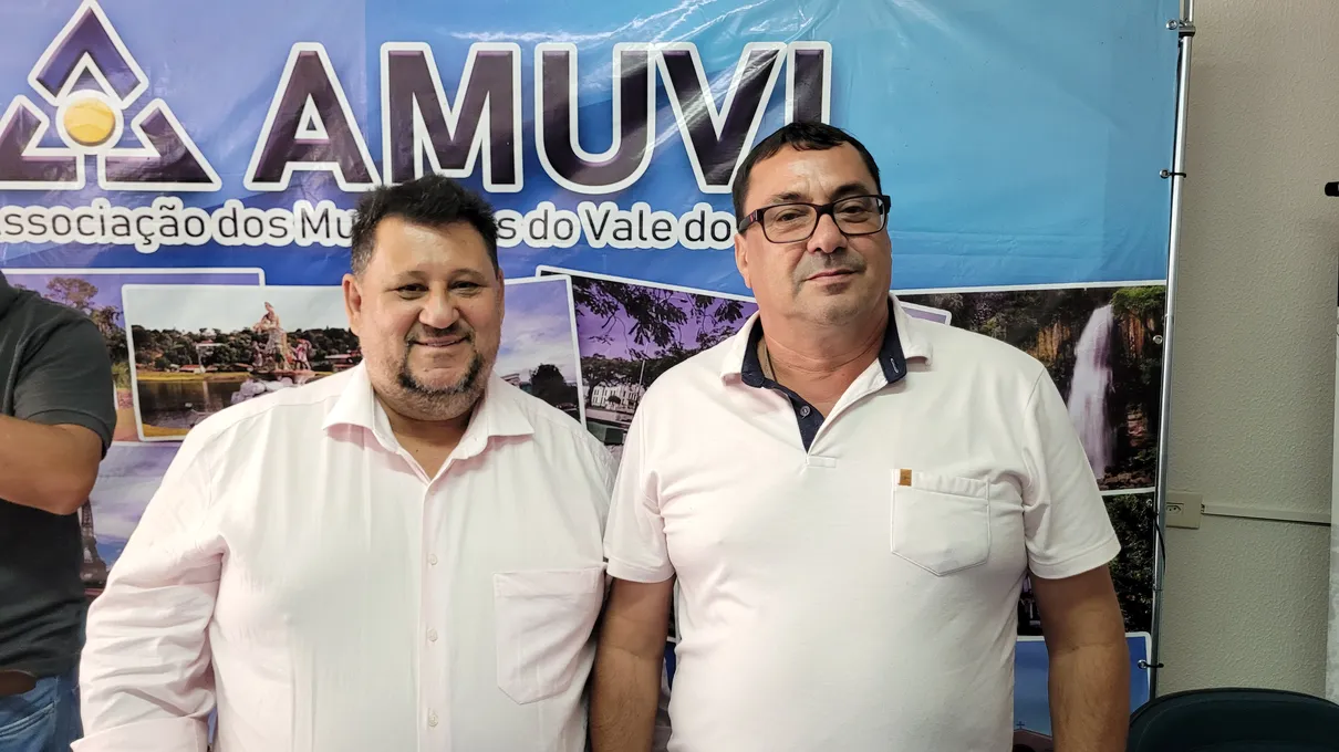 Pedro Taborda (MDB) e Primis de Oliveira (PSD)