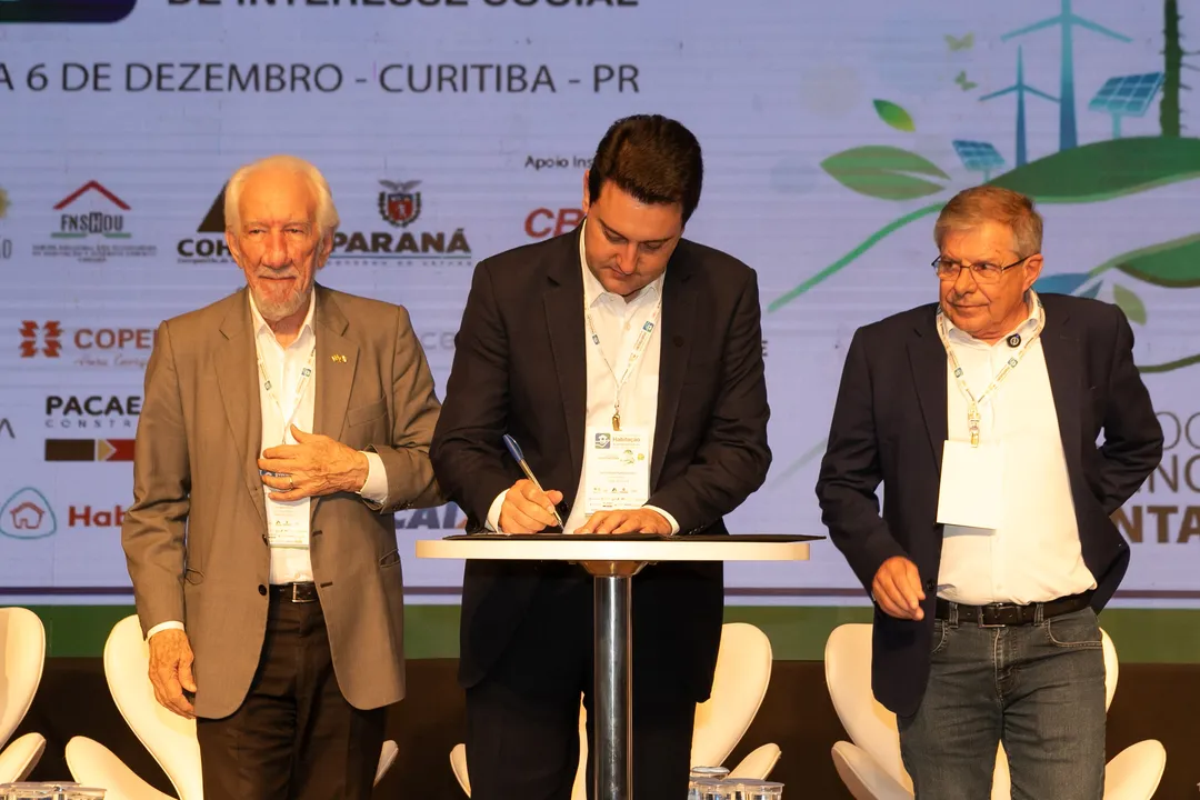 Ratinho Junior fez anúncio durante abertura do 71º Fórum Nacional de Habitação de Interesse Social