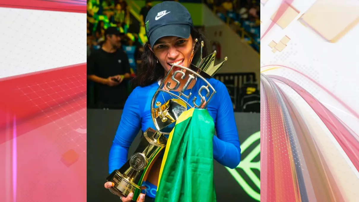 Rayssa Leal foi coroada campeã da temporada 2024 da Street League Skateboarding