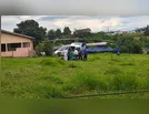 Após acidente em Rosário do Ivaí criança é transferida de helicóptero