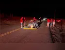 Motociclista sofre queda na PR-082 e é socorrido pelo Samu