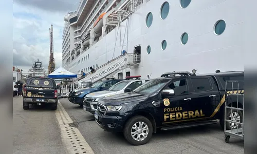 Turista é preso dentro de cruzeiro pela PF por violência doméstica