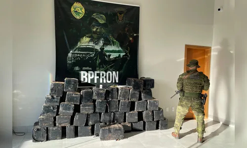 PMPR apreende quase uma tonelada de maconha após perseguição
