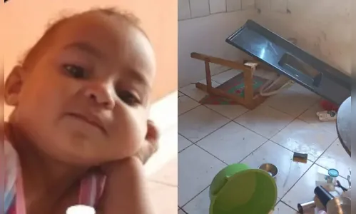 Bebê morre ao ser atingida por pia de granito enquanto brincava