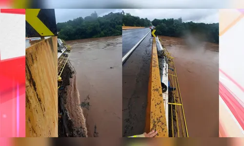 Nível do Rio Ivaí sobe e faz correnteza arrastar balsa; veja flagrante