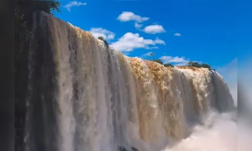 Cataratas do Iguaçu registram vazão cinco vezes acima da média; veja