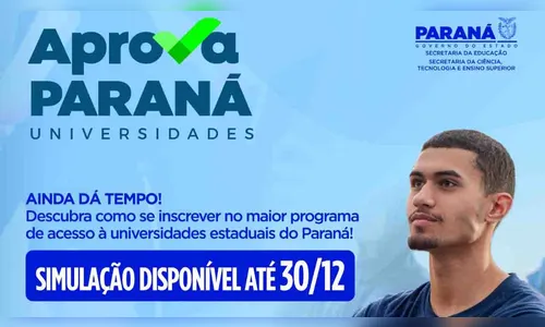 Aprova Paraná Universidades: Oportunidade para Alunos da Rede Pública