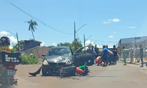 Bombeiros atendem dois acidentes com motos em Ivaiporã nesta quinta