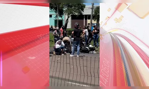 Moto fica destruída ao ser atingida por Hornet na BR-369 em Arapongas