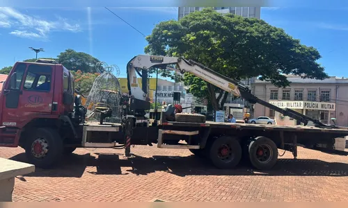 Apucarana prepara Praça Rui Barbosa para a festa dos 81 anos