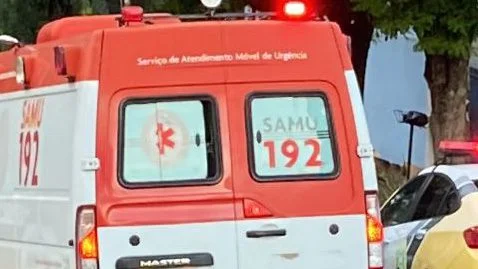 A vítima foi encaminhada ao hospital