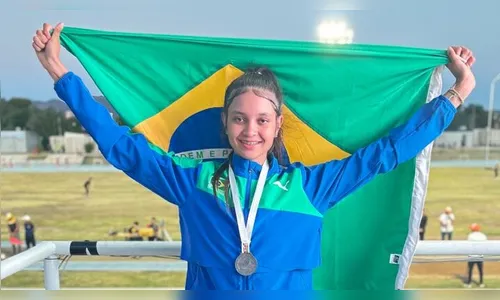 Atleta de Apucarana é prata no Sul-Americano de Atletismo na Argentina