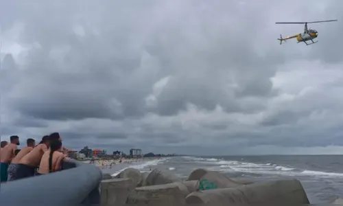 Bombeiros buscam por menino que desapareceu no litoral do Paraná