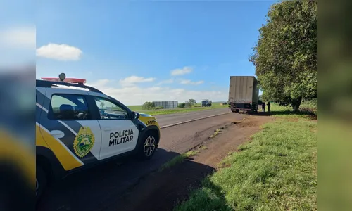Caminhão furtado é recuperado com carga intacta na BR-369 em Arapongas