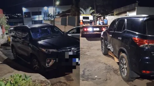 Carro estava na Rua Odílio da Silva