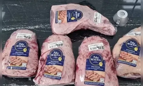 Mulheres são presas por furtarem picanha e maminha de supermercado