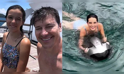 Rodrigo Faro conta que a filha de 12 anos salvou banhista: 