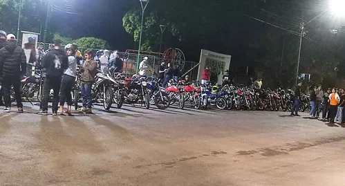 Despedida de Gabriel Duria é marcada por homenagem de motociclistas