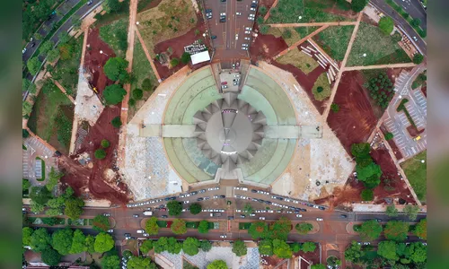 Obras do Eixo Monumental de Maringá ultrapassam 50%