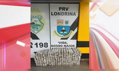 Quase 190 quilos de maconha são encontrados em carro furtado na PR-323