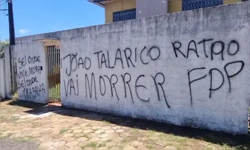 “João, o Talarico”: pixações com ameaças tomam muros de cidade no PR
