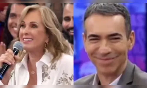 Helô Pinheiro exalta o genro, César Tralli, em programa de Tv; confira