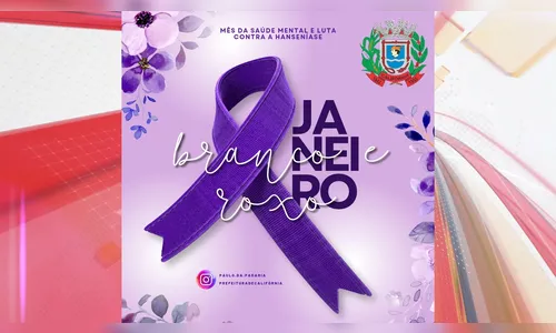 Califórnia adere ao Mês da Saúde Mental e Luta Contra a Hanseníase