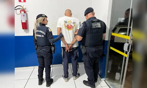 GCM Apucarana prende homem em local utilizado por usuários de drogas