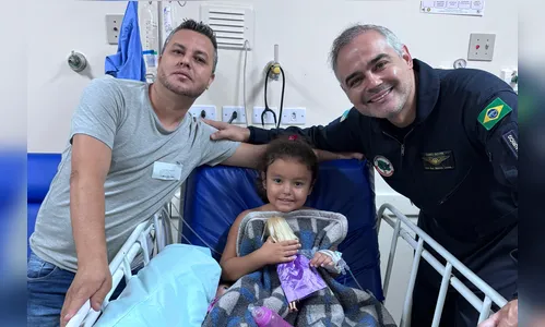 Transfusão de sangue no local do acidente salvou vida de criança no PR
