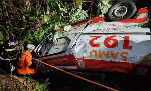 Médico e técnica morrem em acidente com ambulância do Samu