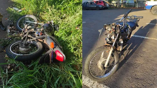 Moto foi abandonada e entregue na delegacia de Apucarana