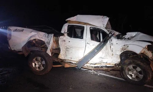 Motorista de caminhonete morre em grave acidente na PR-487