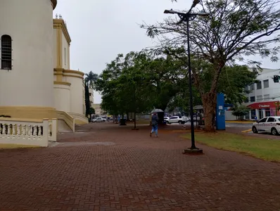 Em Apucarana, chuva forte chegou na tarde deste sábado (15)