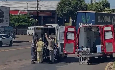 O acidente aconteceu na manhã desta quarta-feira (08)