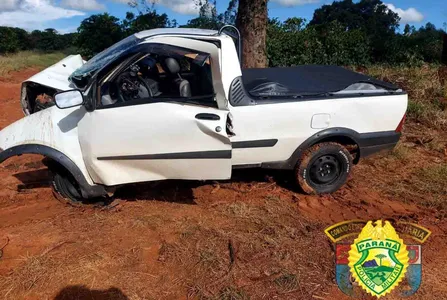 O acidente foi na tarde de terça-feira no trecho do município de Jaboti