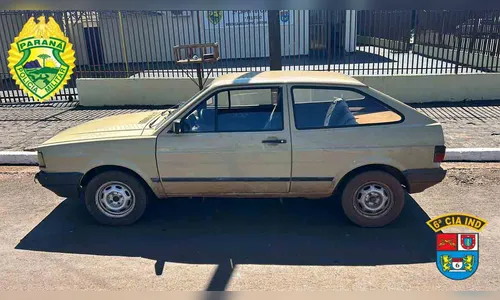 Polícia Militar recupera VW Gol furtado em Jardim Alegre
