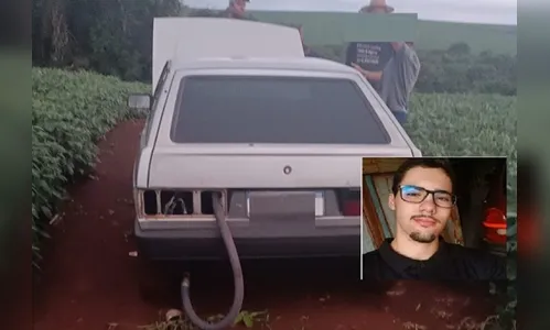 Jovem desaparecido é encontrado morto dentro de veículo