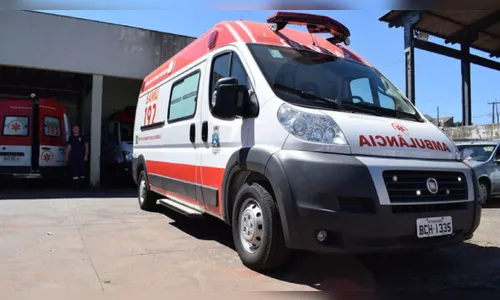 Ambulância do Samu furtada na madrugada de quarta no PR é recuperada