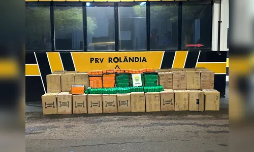 Caminhão baú é apreendido com mais de duas toneladas de maconha no PR
