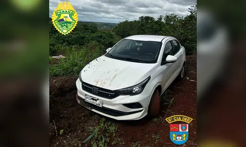 Carro furtado em Jardim Alegre é encontrado abandonado na PR-082