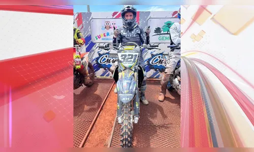 Piloto apucaranense encerra participação no Paranaense de Motocross
